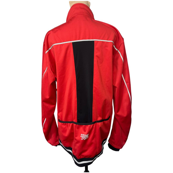 Souke Sports RedFull Zip Front Windbreaker Jacket Size XL - Picture 3 of 7
